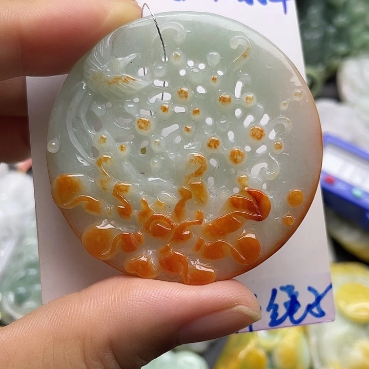 颈饰未镶嵌翡翠天然翡翠