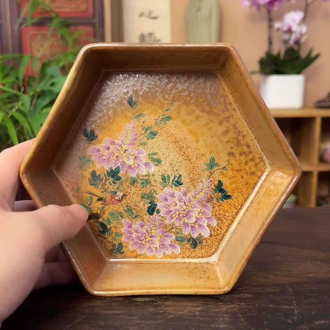 景德镇柴烧手工手绘茶具