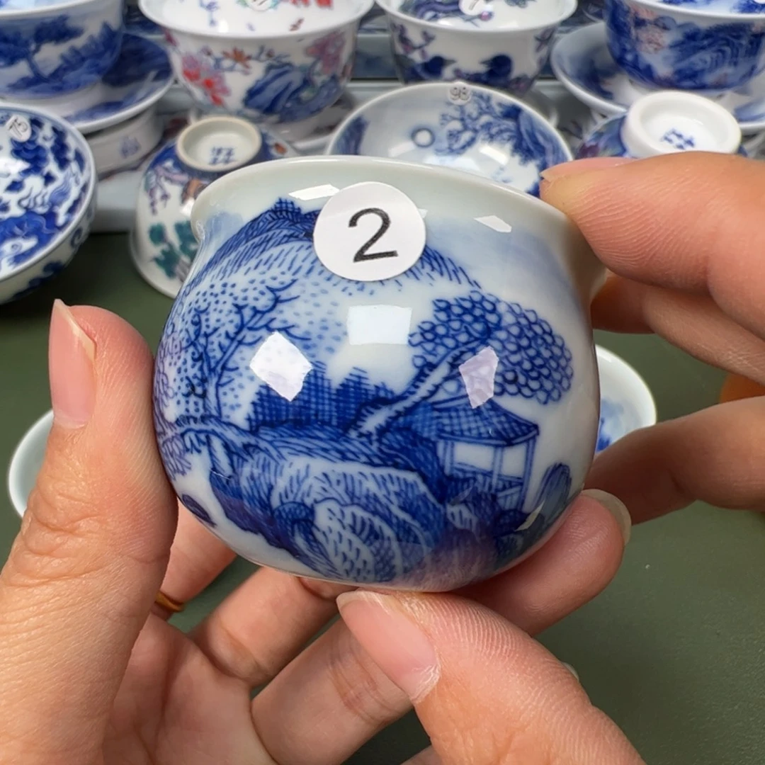 陶瓷景德镇纯手工纯手绘茶具木木2