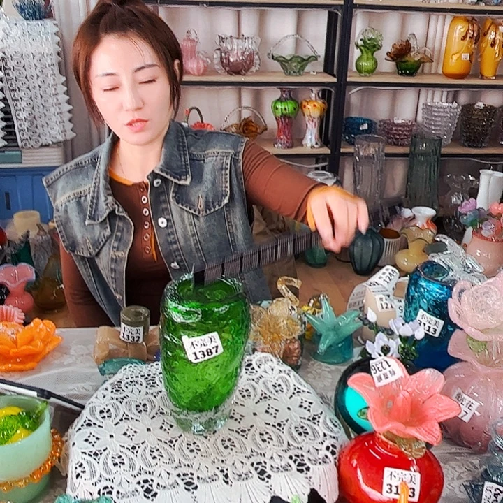 1387 家悦琉璃工艺品不完美