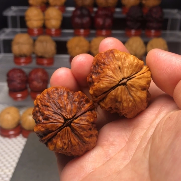 文玩核桃把件1龙脊妖蟾