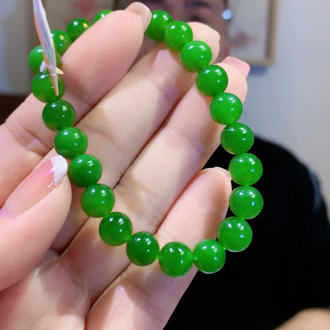 和田玉（碧玉）手链未镶嵌