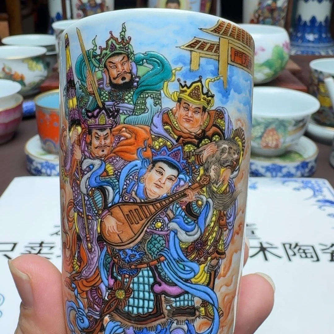 景德镇手工手绘展示