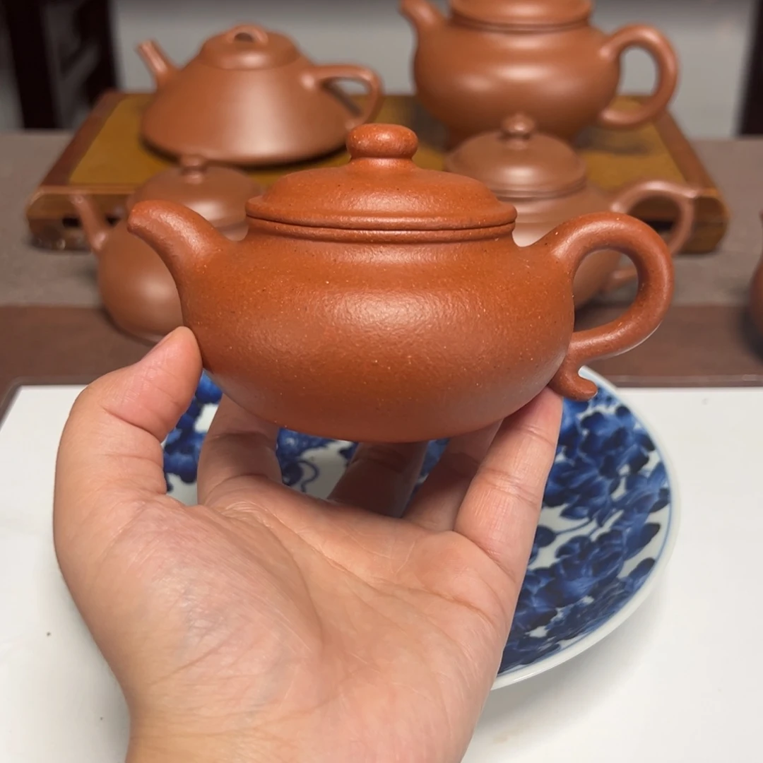 茶壶紫砂仿古99红降坡170
