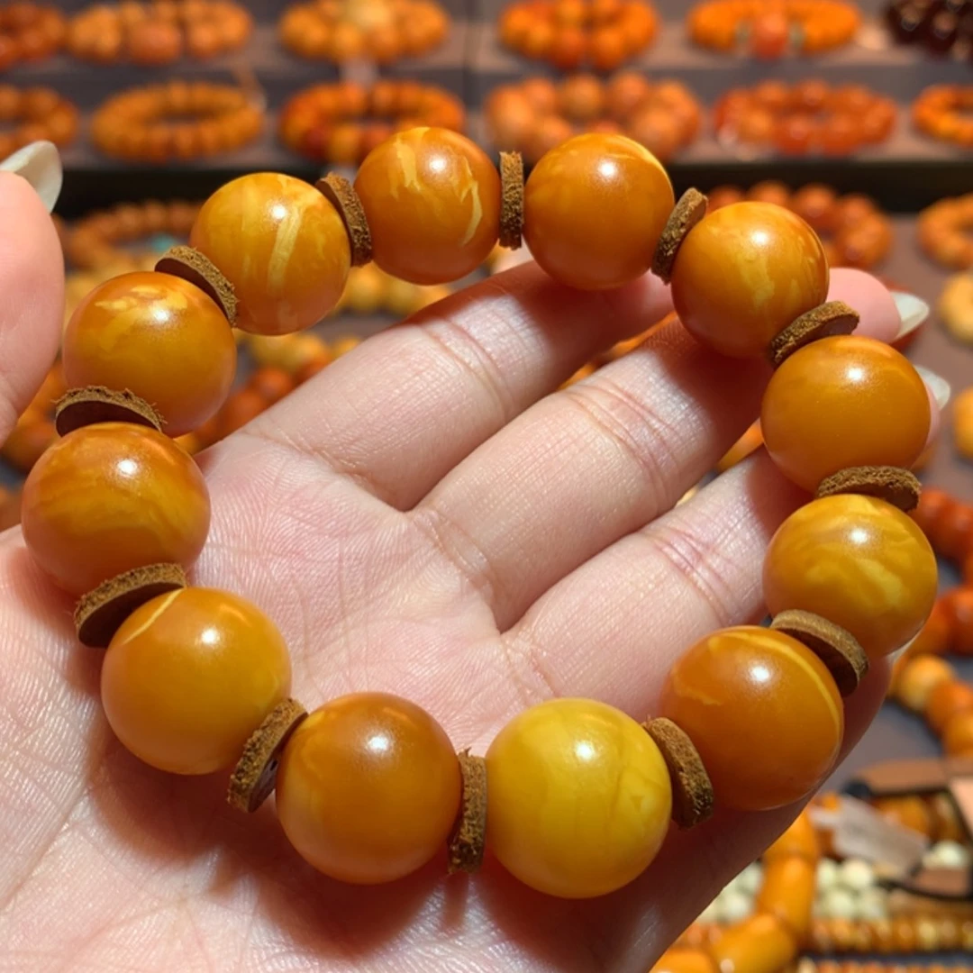 【闪购商品】手串蜜蜡未镶嵌蜜蜡手串