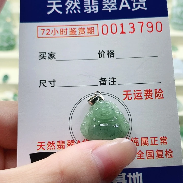 颈饰未镶嵌翡翠吊