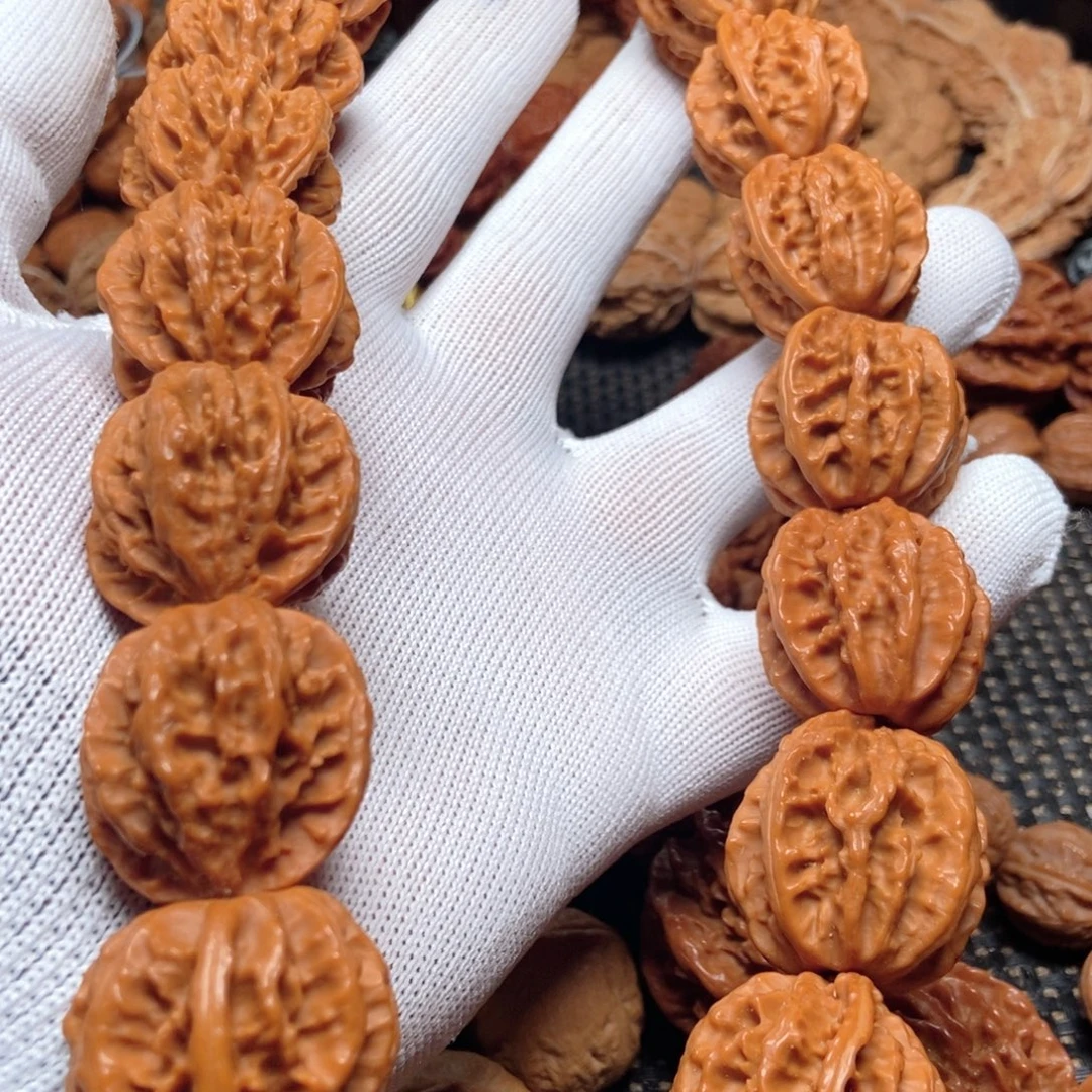 吊坠文玩核桃粗筋八棱手持