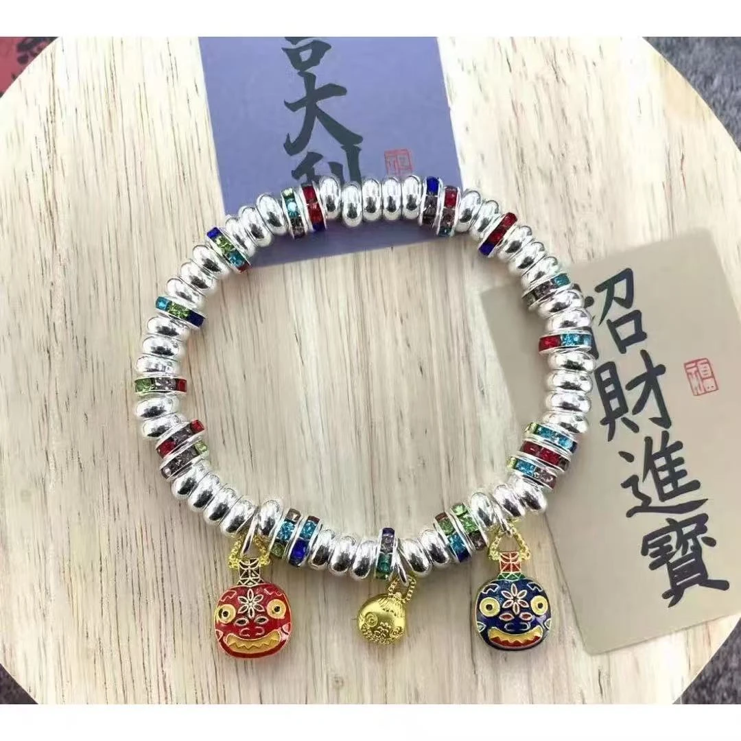 YZ055彩砖吞金兽手环无礼盒