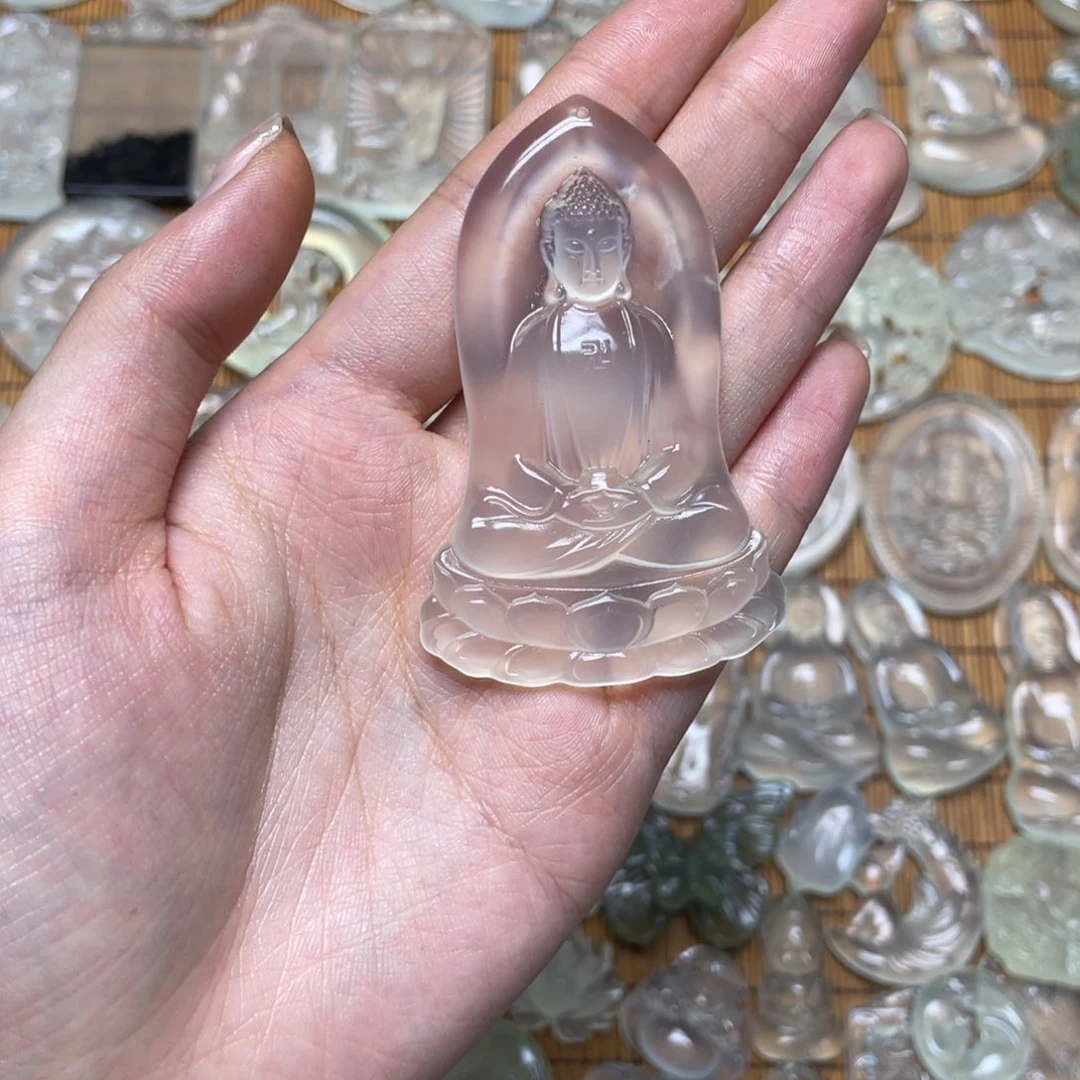 未镶嵌蛇纹石玉颈饰༺****༻