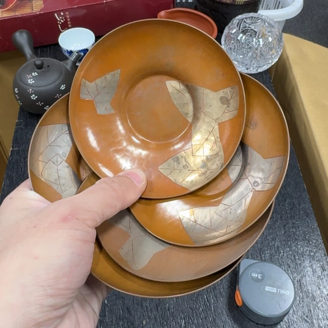 铜日本中古工艺品摆件