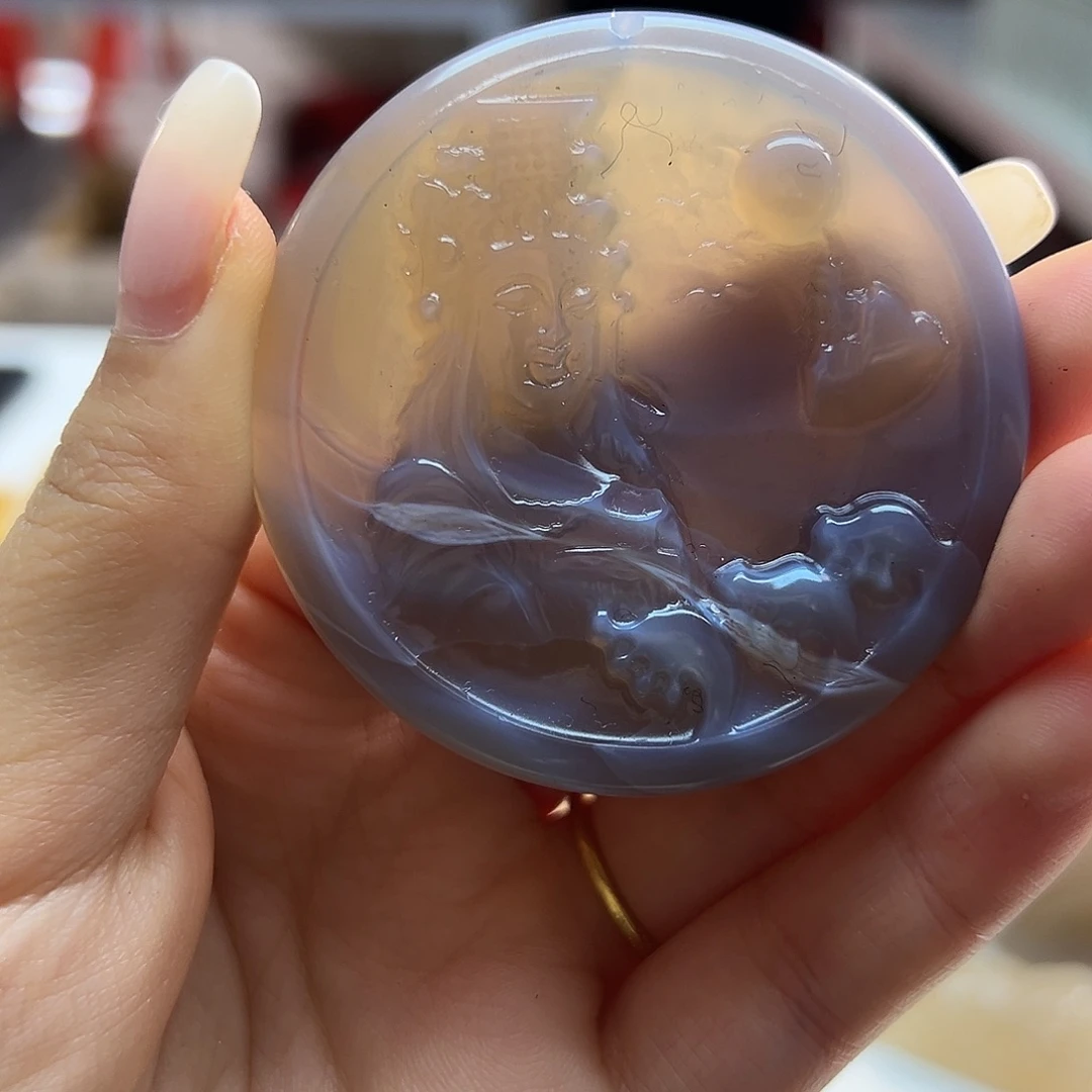 玛瑙/玉髓未镶嵌吊坠(不含链)