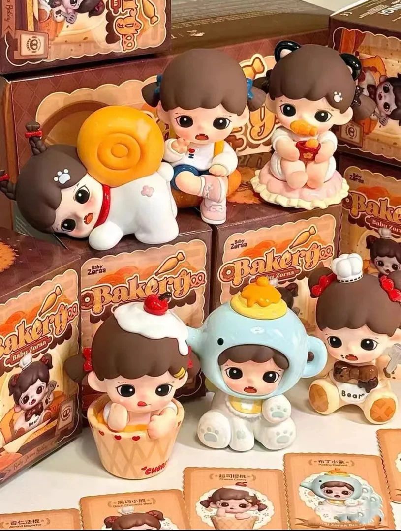 踩数字TNTSPACE正版Zoraa妹宝烘焙店盲盒可爱公仔