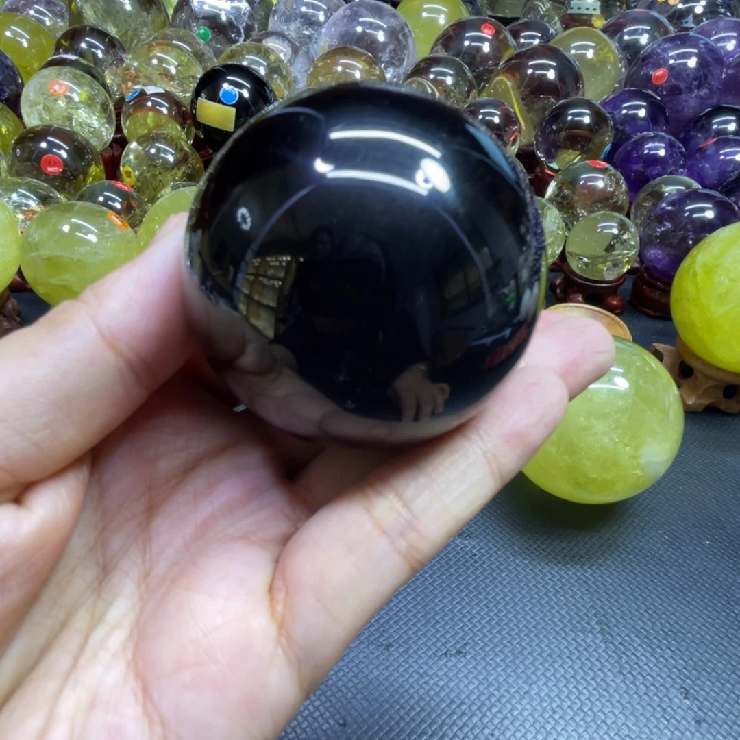 未镶嵌黑曜岩珠宝奇石天然的