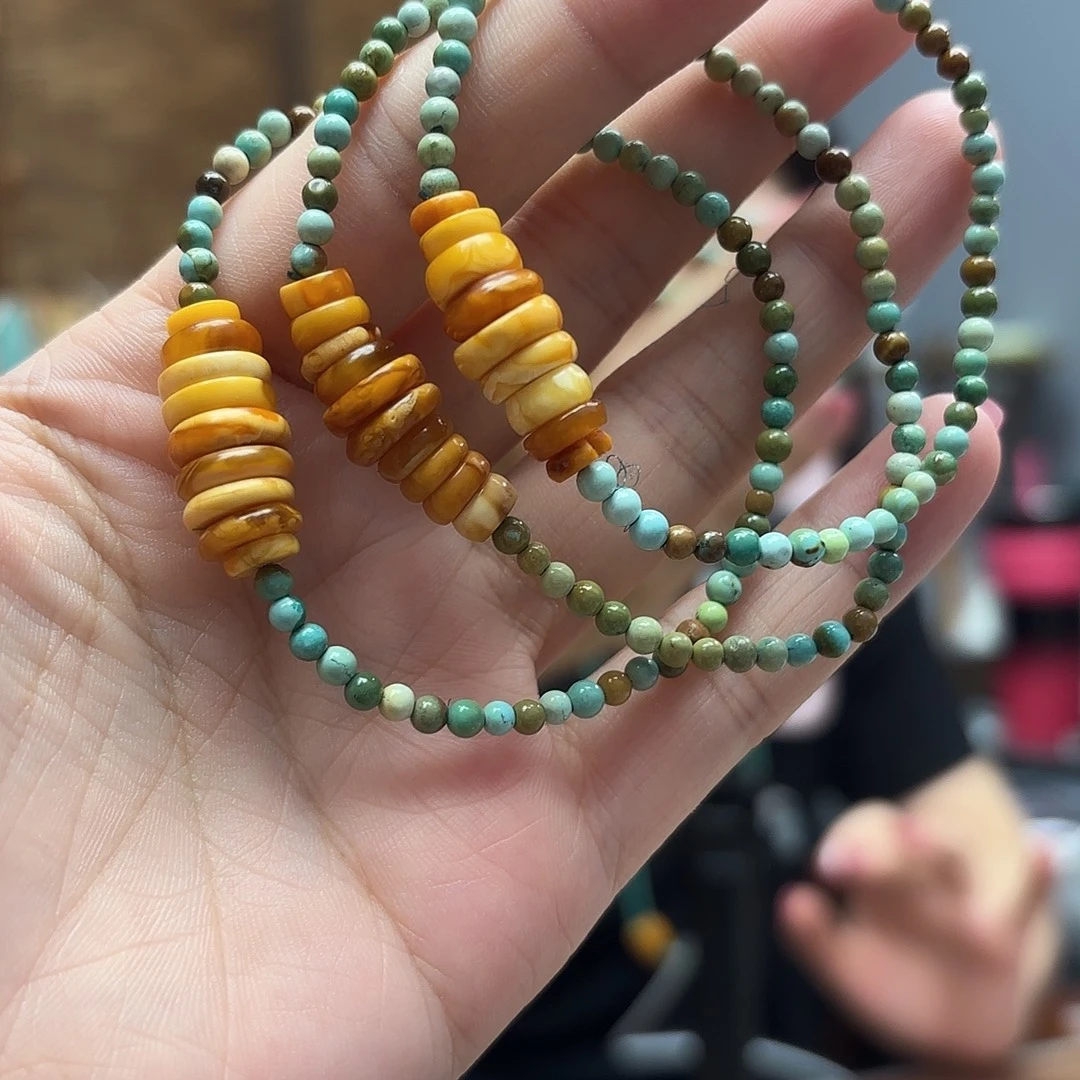 琥珀未镶嵌手链手串多样性发其一