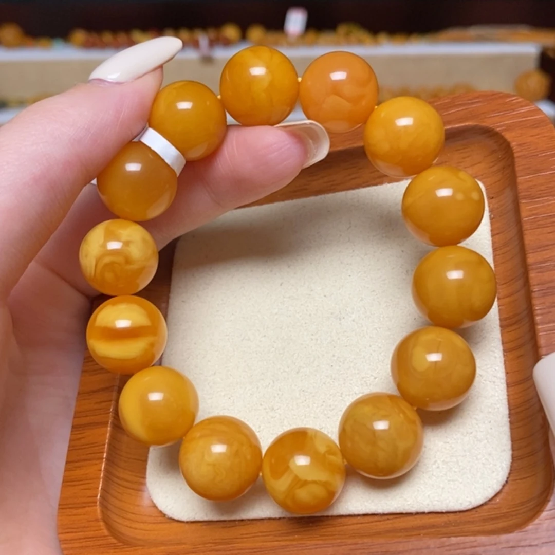 【闪购商品】未镶嵌蜜蜡手链手串