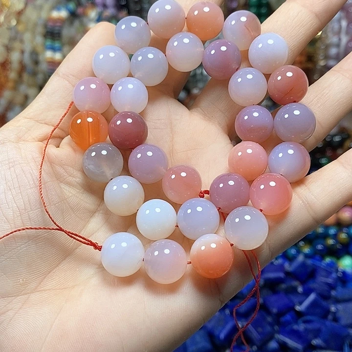 未镶嵌玛瑙/玉髓珠宝半成品盐源玛瑙卡12mm