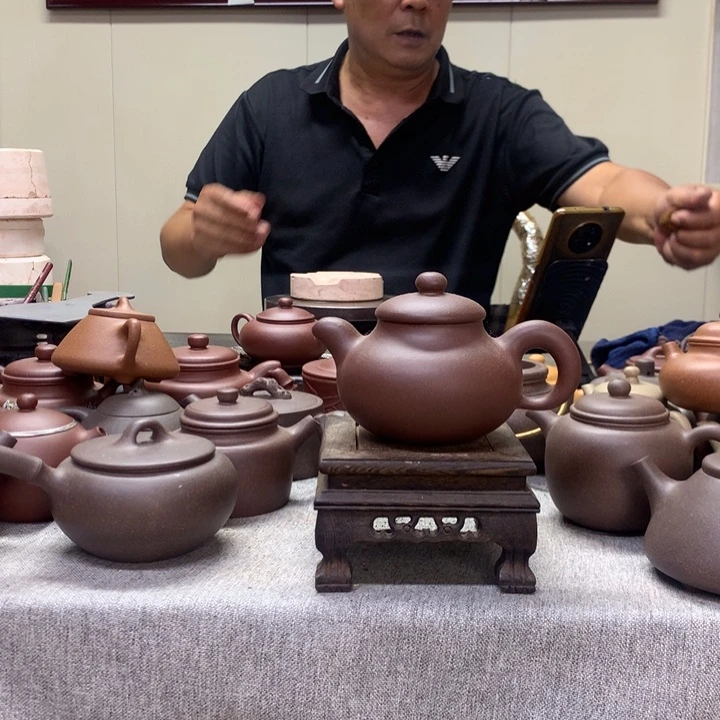 茶壶紫泥沁园300 C半手工制作