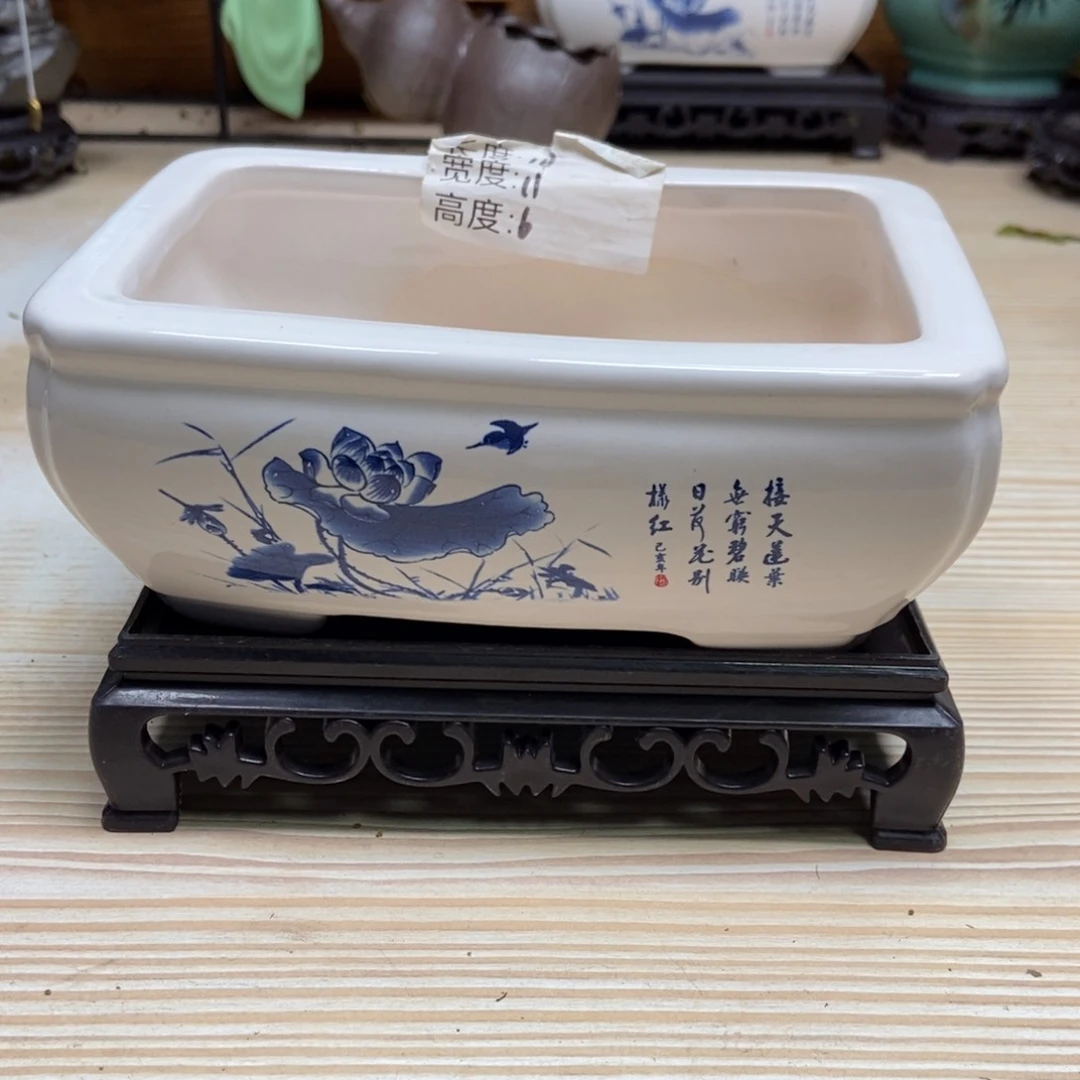 瓷片陶瓷花盆陶瓷艺术