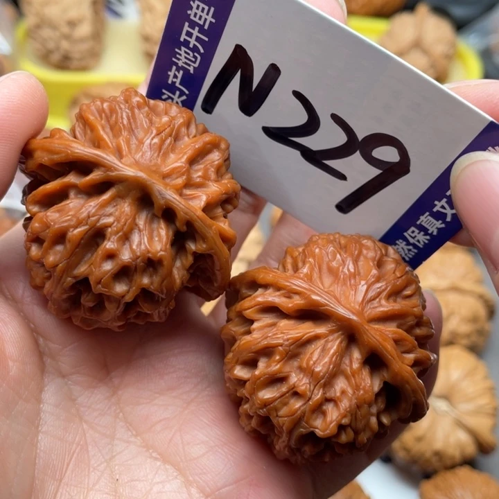 文玩核桃把件苹果42尺