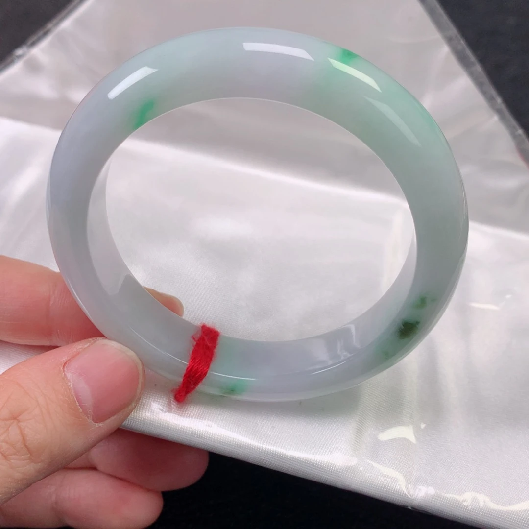 未镶嵌手镯翡翠缅甸天然翡翠手镯55