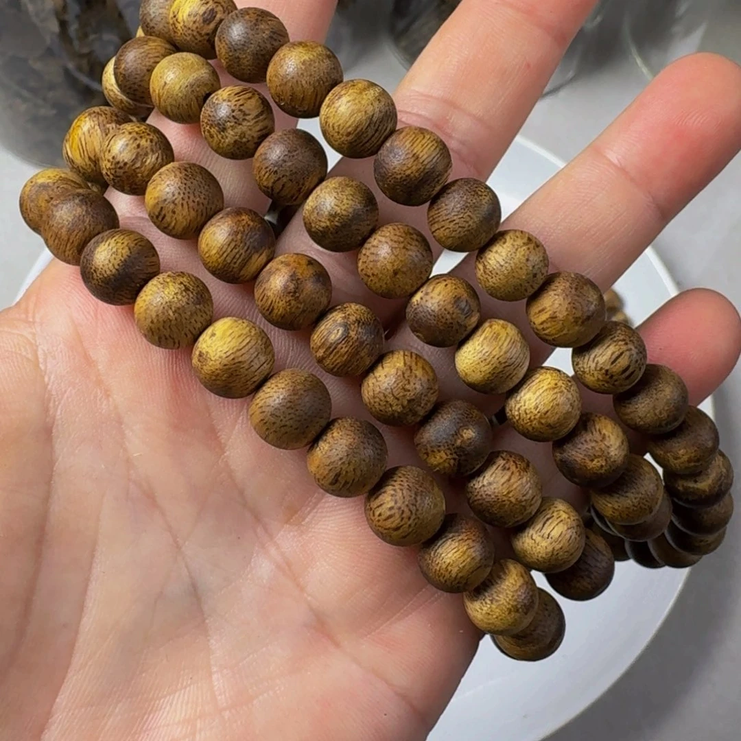 手串沉香108颗多圈