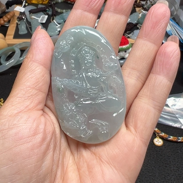 翡翠未镶嵌颈饰天然A货缅甸翡翠