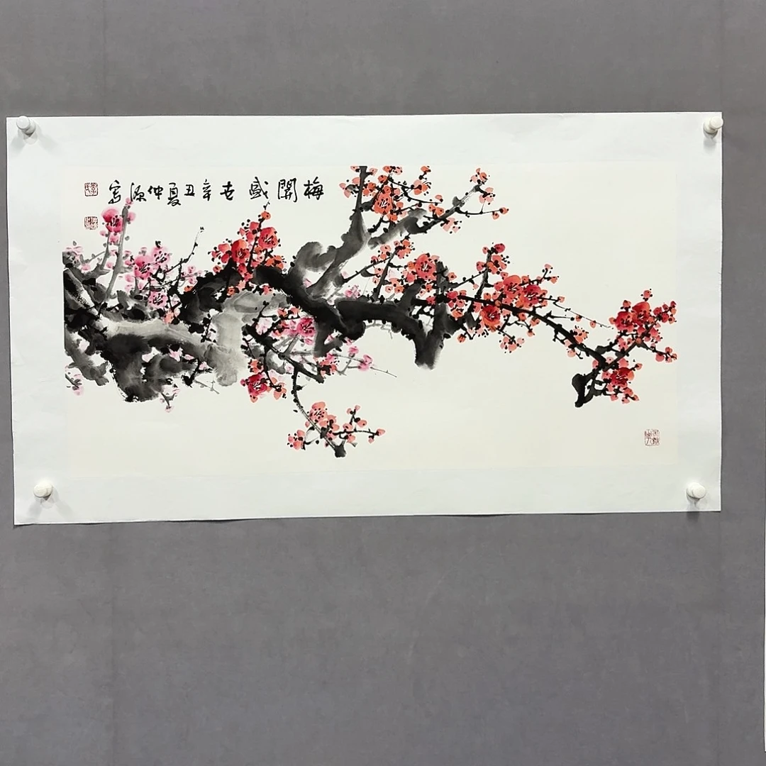 国画亲笔手绘放心去藏