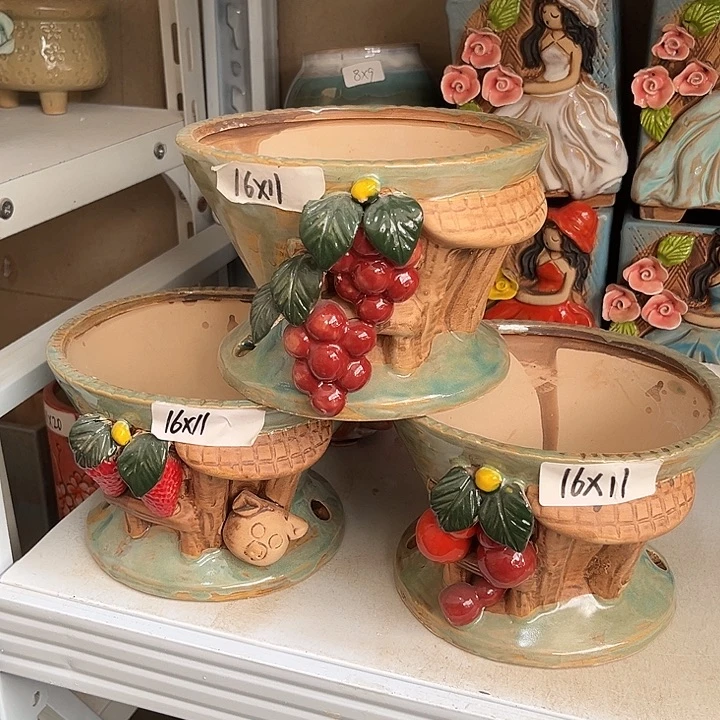 粗陶材质多肉花盆