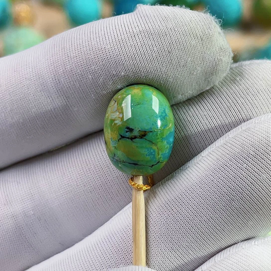 绿松石未镶嵌珠宝奇石11mm