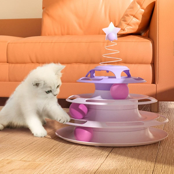 猫玩具自嗨解闷逗猫棒网红款猫转盘小猫宠物猫猫逗猫神器猫咪用品