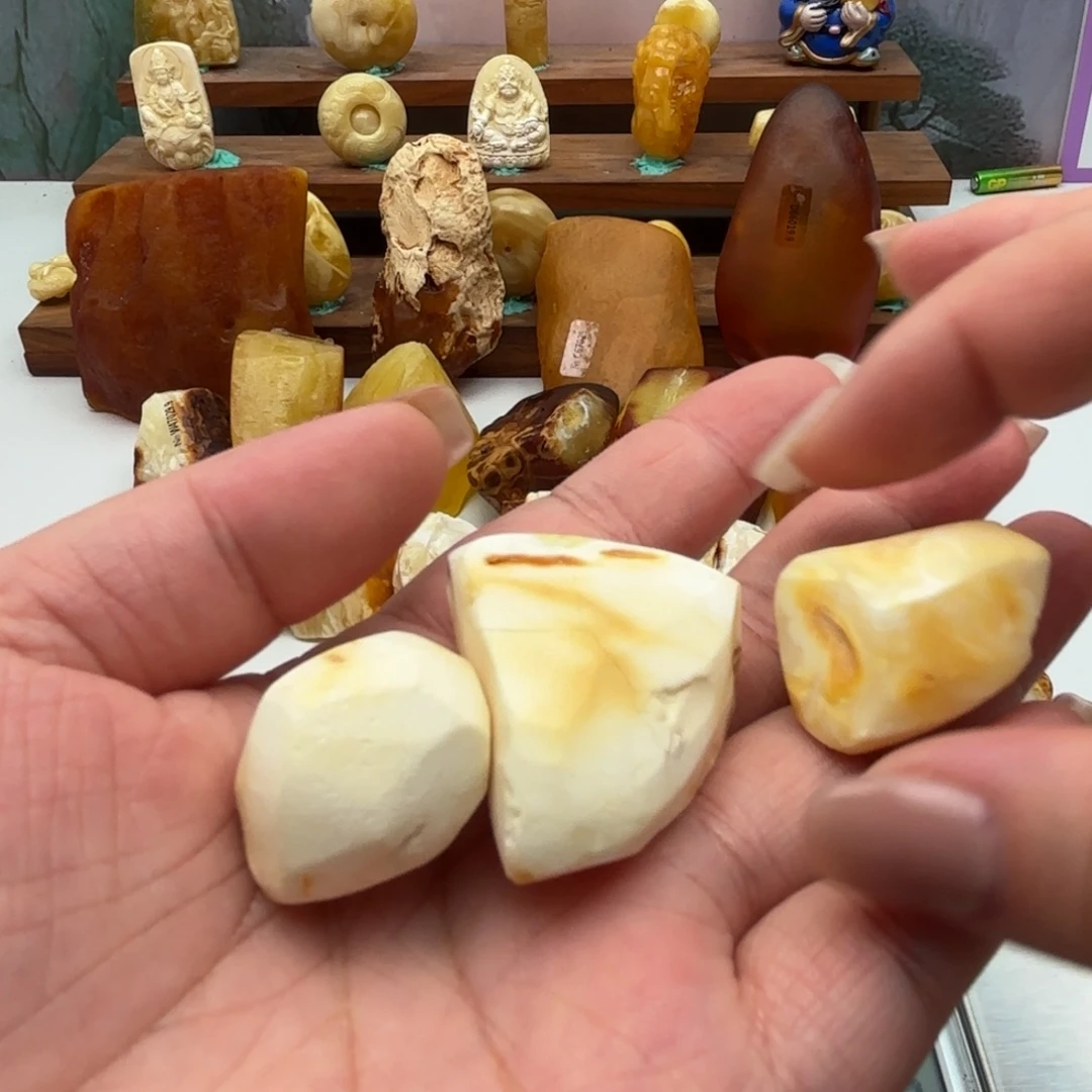 ！***定制琥珀未镶嵌蜜蜡