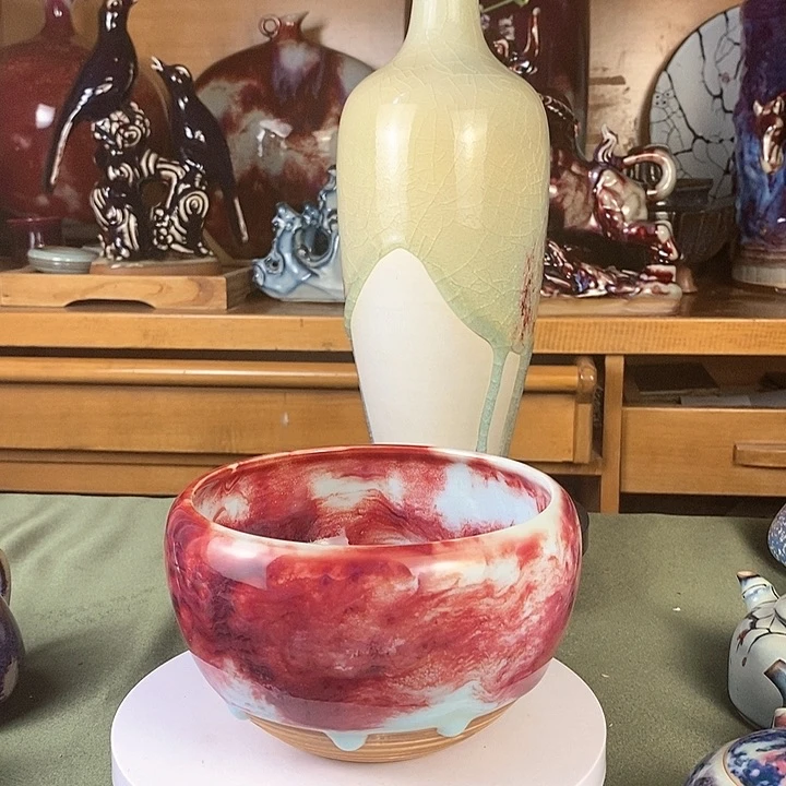 陶瓷公***双水洗玉石釉全手工