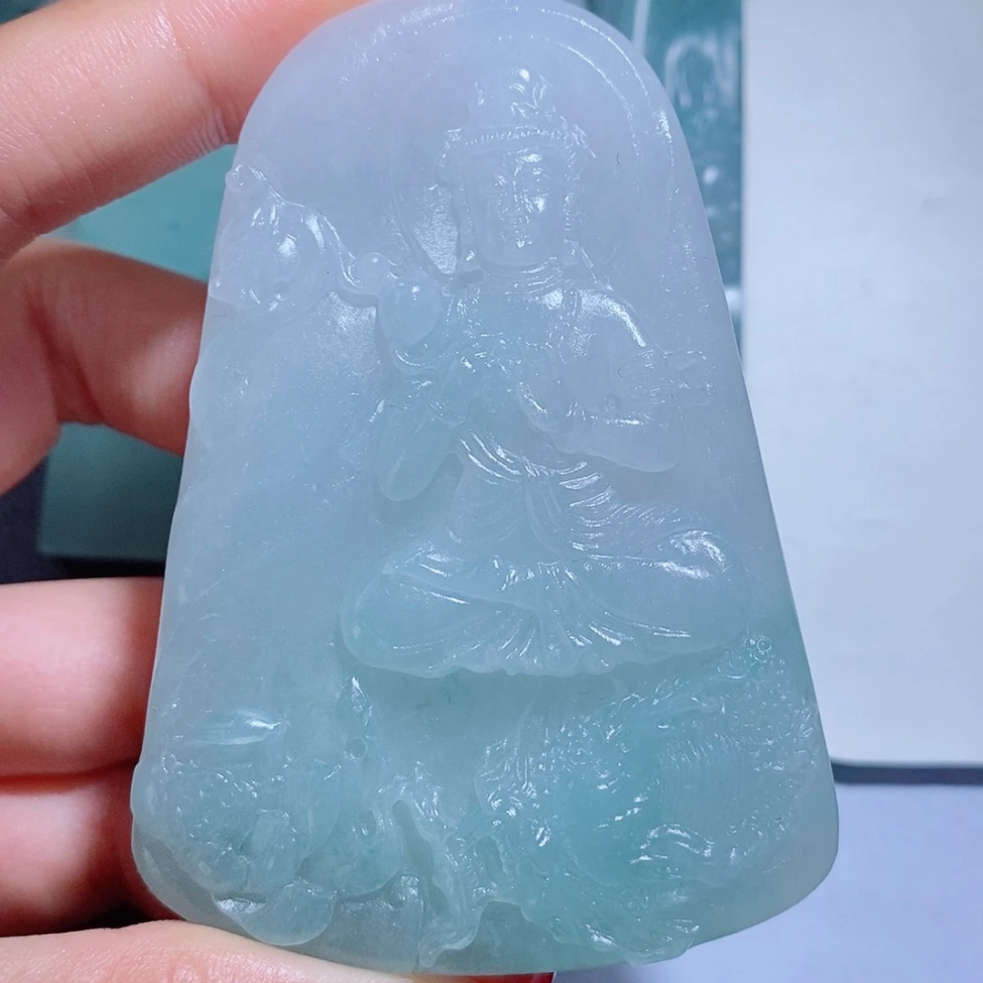 定制翡翠未镶嵌毛货不支持退换货付款后确认抛光