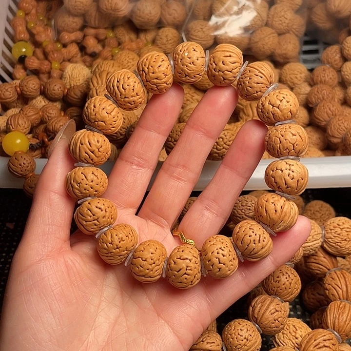 手串桃核桃核散籽和桃核手串