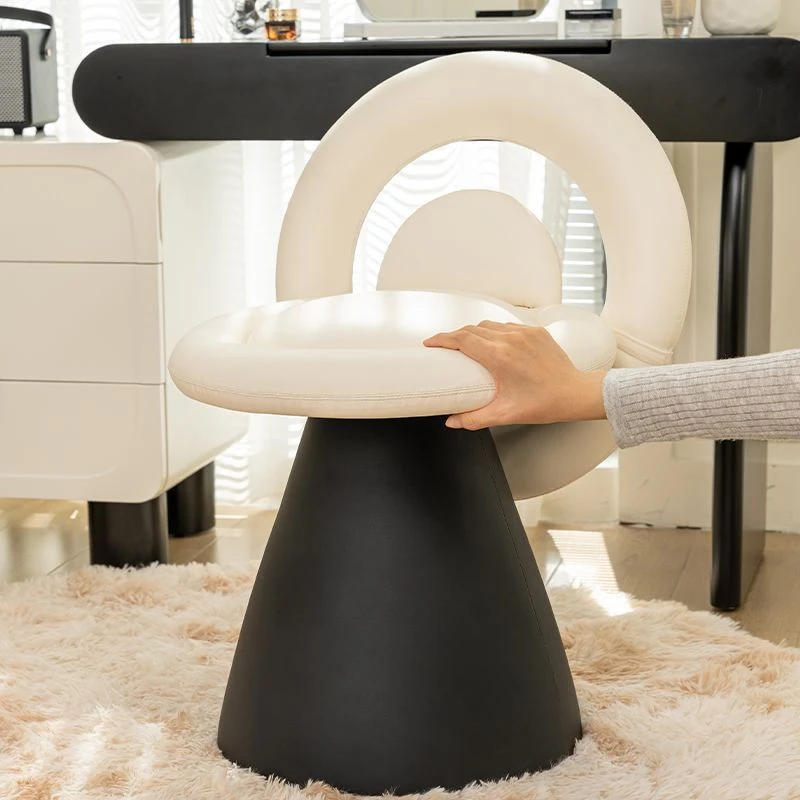 新疆西藏包邮轻奢创意化妆椅子旋转梳妆台凳子女生主卧室靠背家用