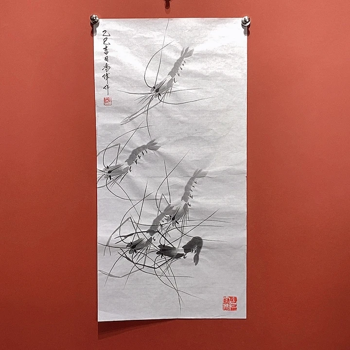 国画冯伟老师手绘国画作品音浩