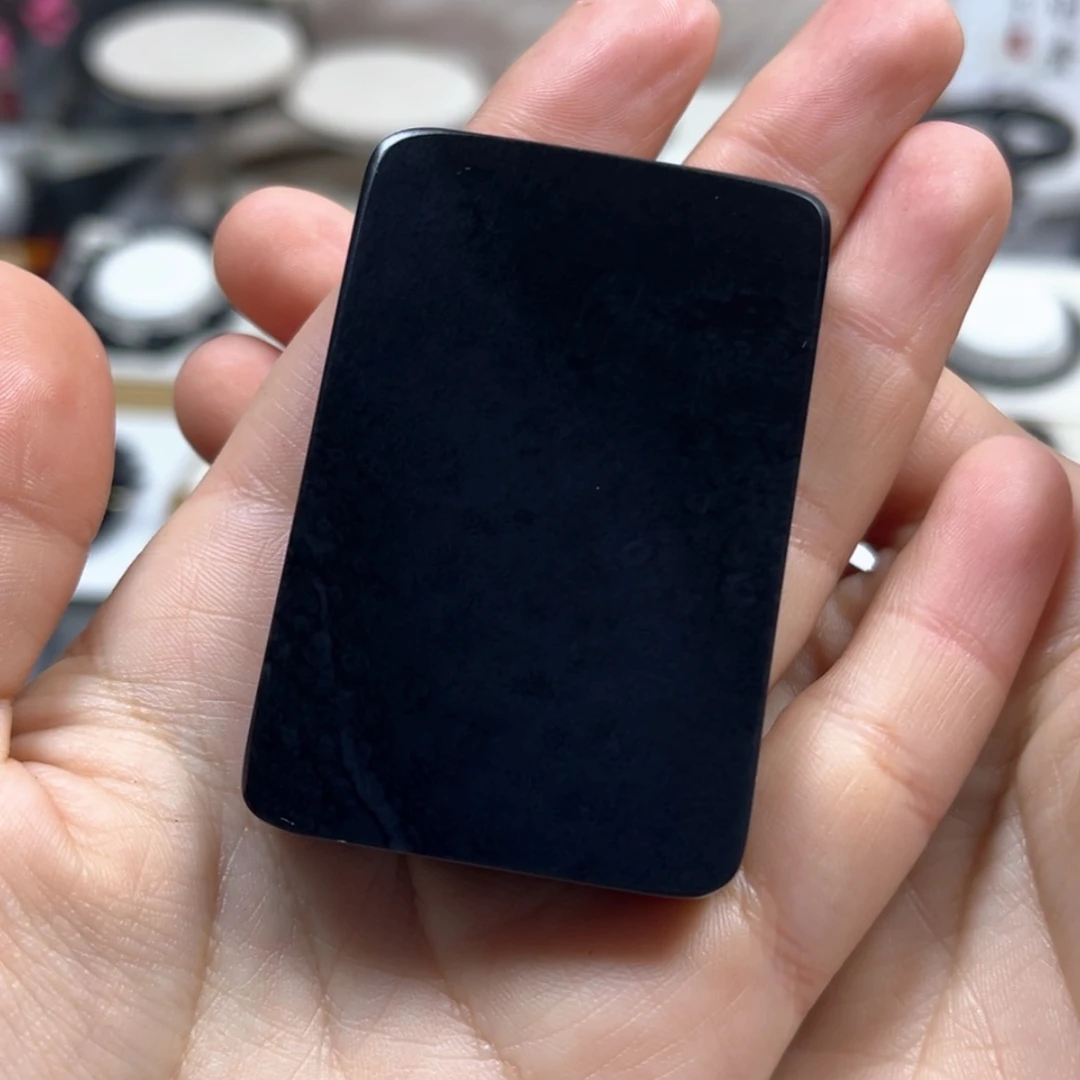 【闪购商品】和田玉（墨玉）46羊脂74克左右未镶嵌大***头