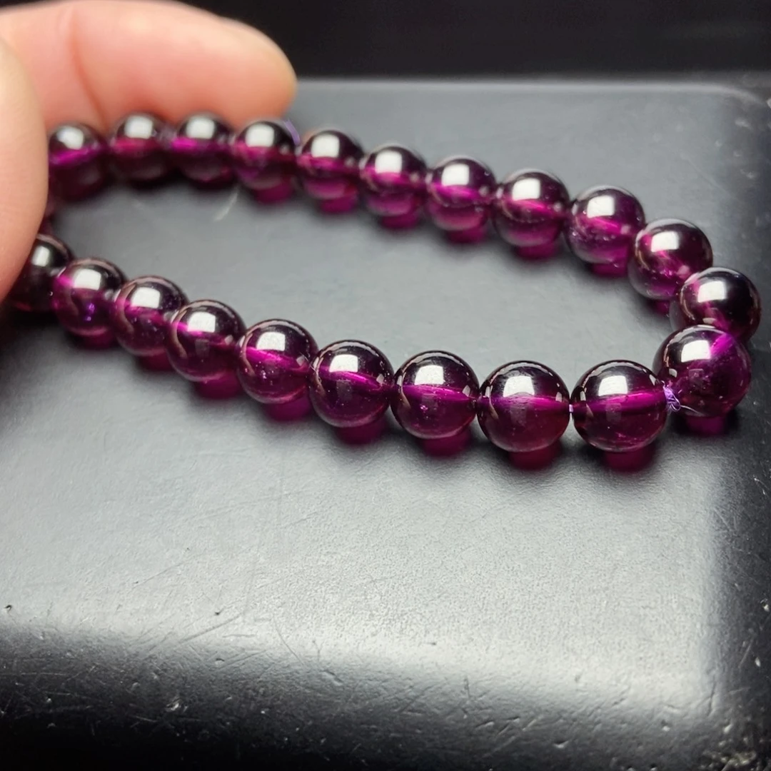 未镶嵌手链石榴石目****？8冷紫