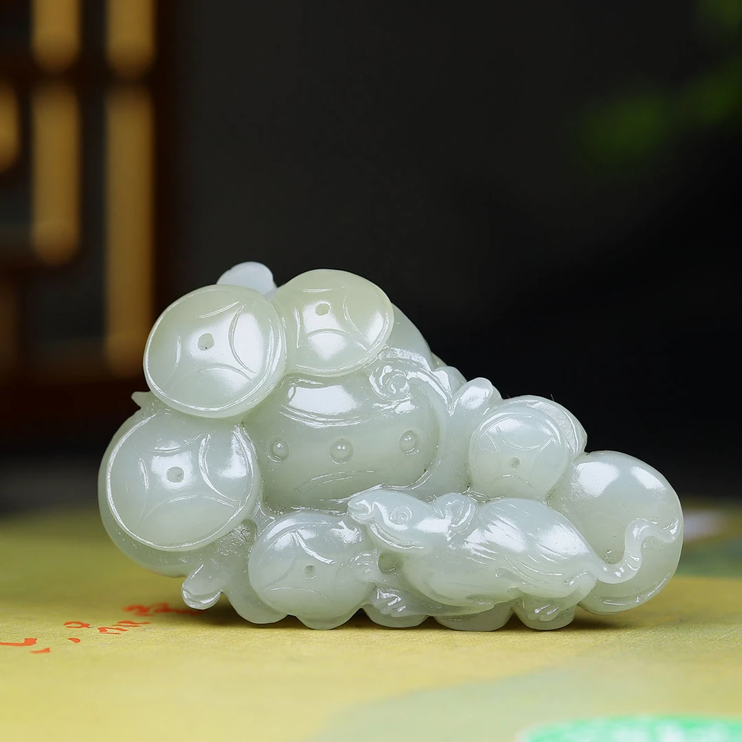 92782和田玉糖玉鼠来宝