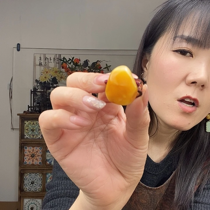 蜜蜡戒指未镶嵌喵*～戒指