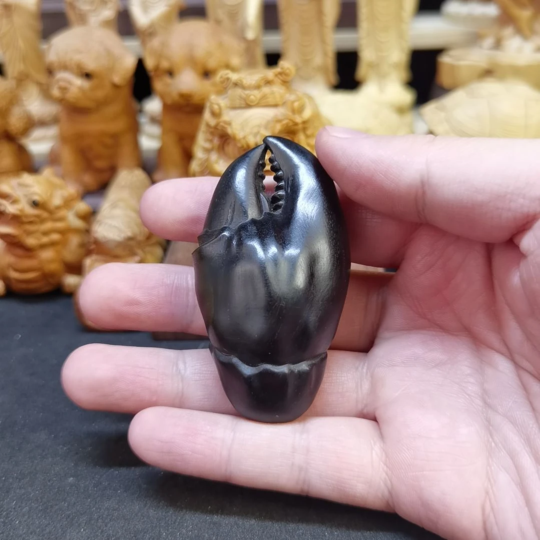 东非黑黄檀（紫光檀）紫光檀7公分手上有钱