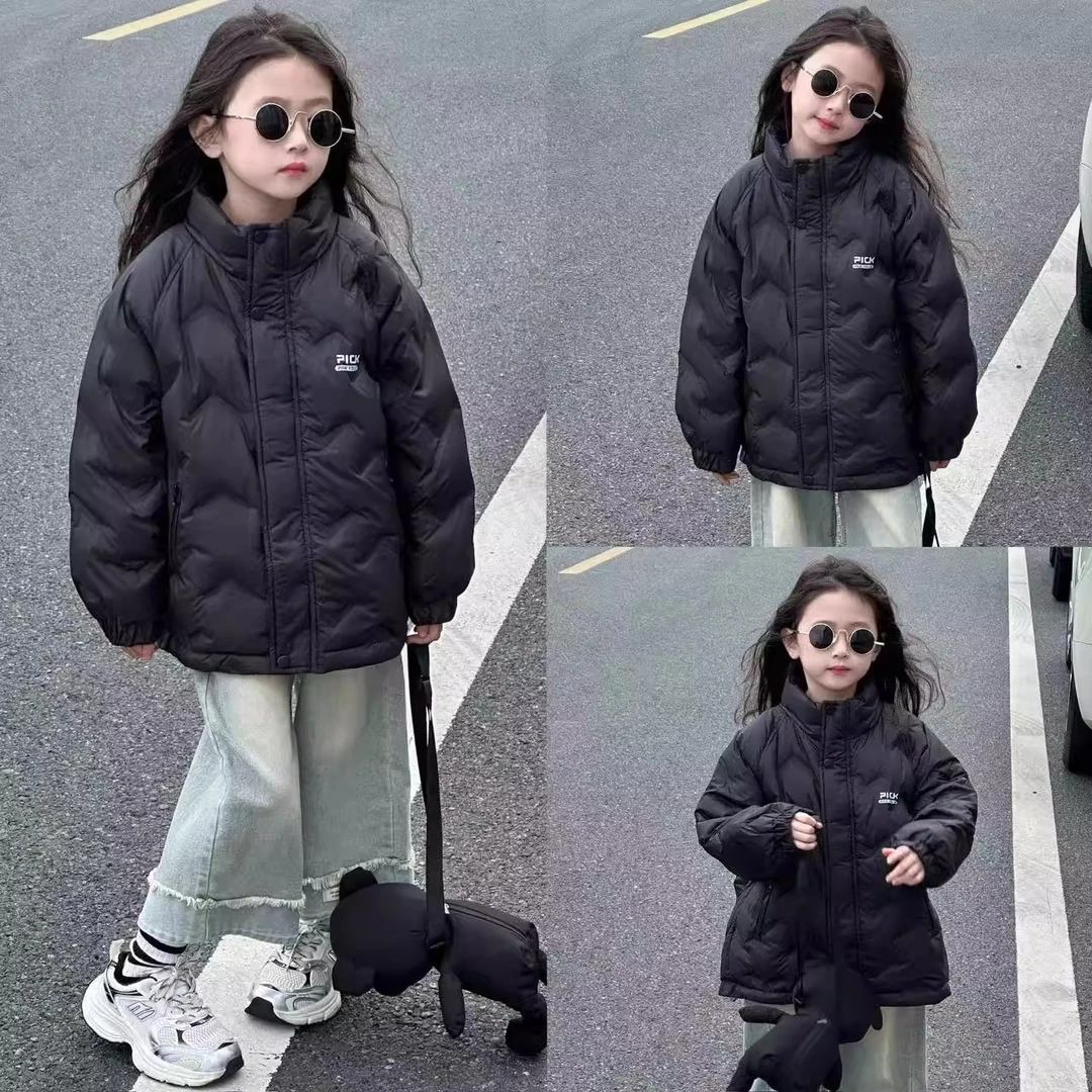 儿童轻薄羽绒服女款冬季新款女童白鸭绒外套洋气女孩冬装棉袄上衣