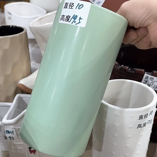 多肉绿植陶瓷花盆9.9包邮，有孔