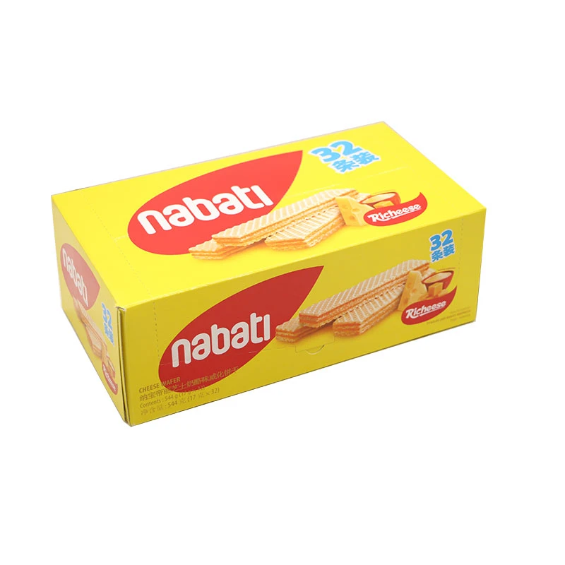 纳宝帝丽芝士奶酪味威化饼干512g /盒