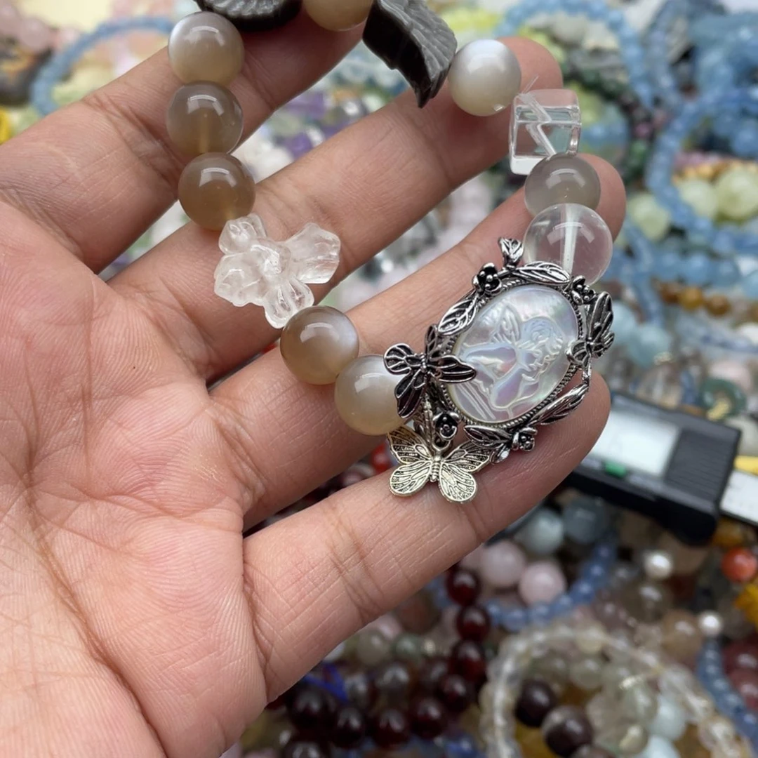 颈饰银S925镶嵌水晶