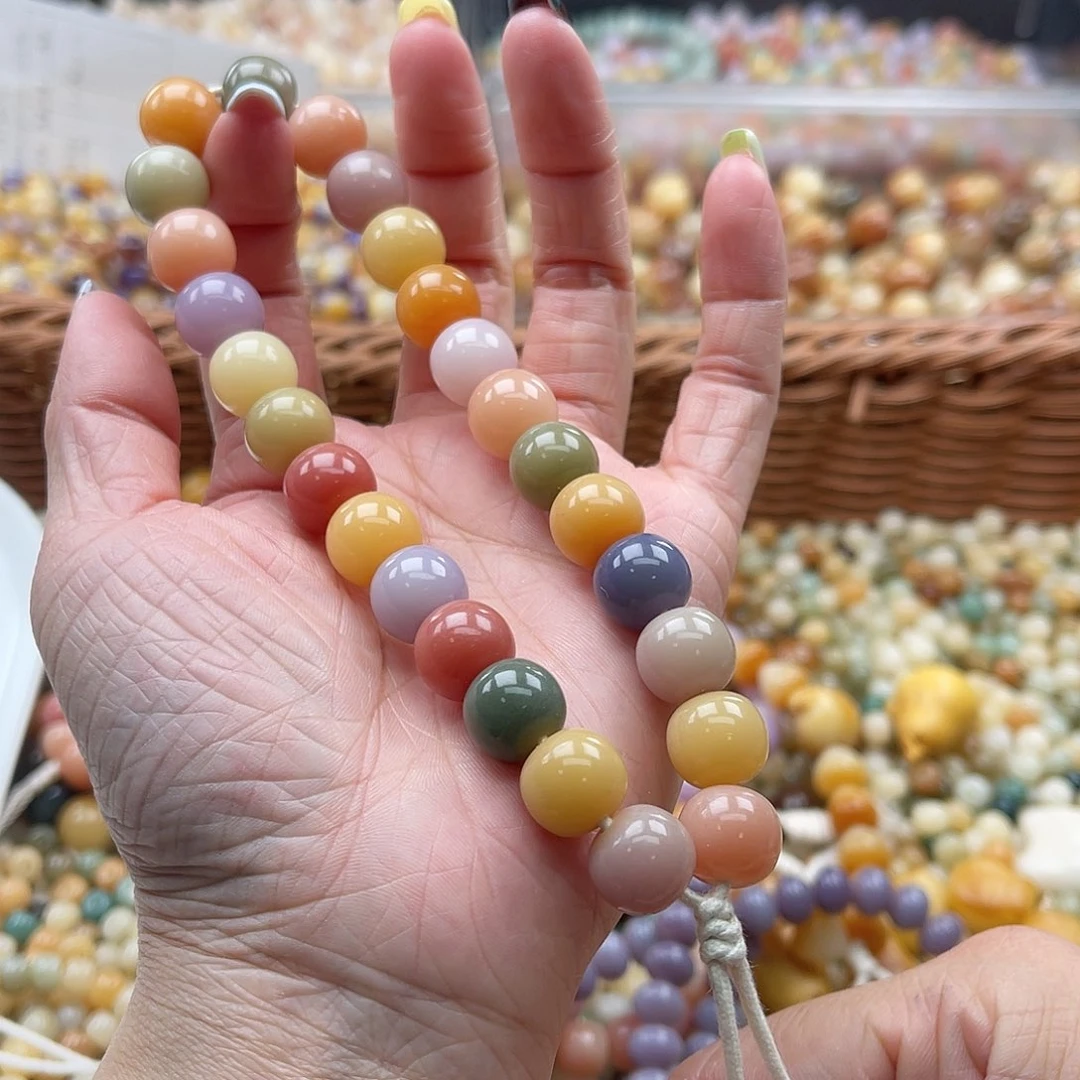 白玉菩提吊坠A/12mm/1条