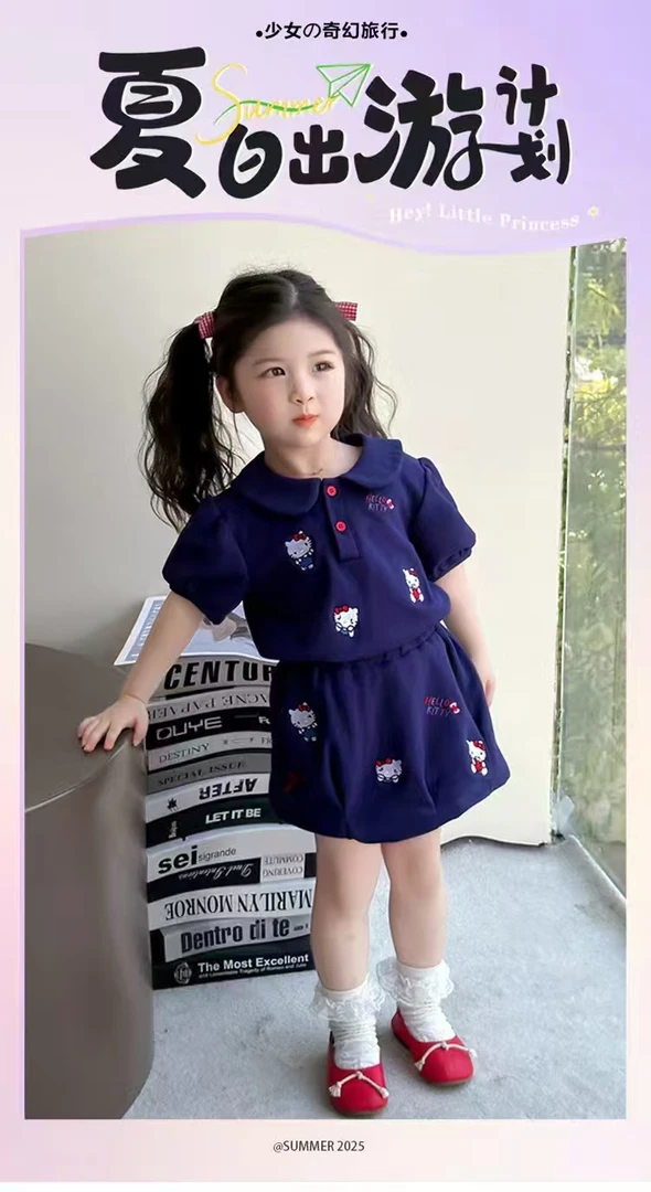 2025夏季女童短袖T恤