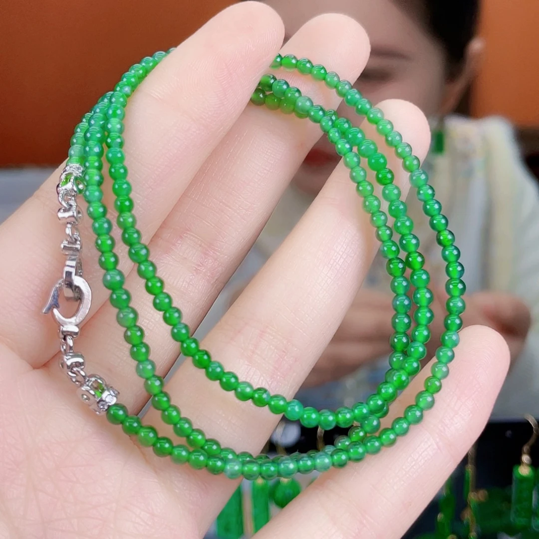 翡翠未镶嵌耳饰饰品