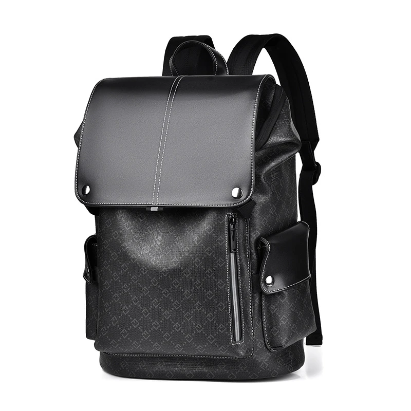 时尚潮流男士男款商务背包轻奢高档双肩包多功能大容量电脑包