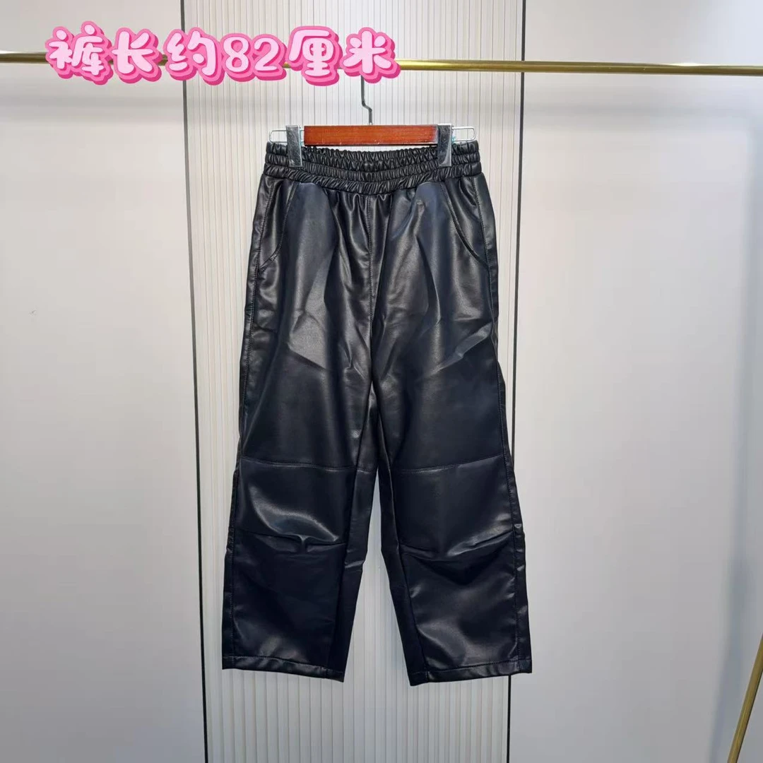 9182压褶松紧腰洋气休闲裤
